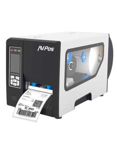 IMPRESORA AVPOS TERMICA INDUSTRIAL ETIQUETAS USB + SERIE + LAN 3YR GAR