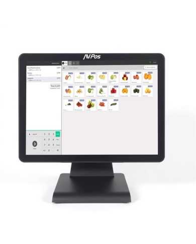 TPV AVPOS K2000 15 SLIM I3/8GB/M.2 128GB/WIFI/BLUETOOTH/LAN 1000/W11PRO 3Y