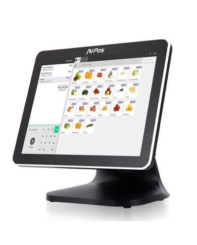 TPV AVPOS K5000 15 ALUMINIO TACTIL I7 10TH/8G/128G/WIFI/MULTIMEDIA/W11P 3Y