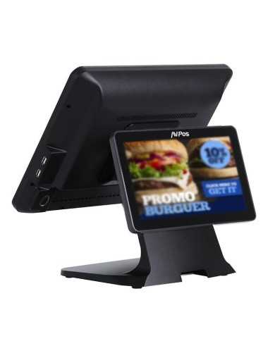 TPV AVPOS K5000 15 ALUMINIO TACTIL INTEL I7 8GB/SSD500GB/2ªPAN/W11P 3Y