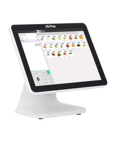 TPV AVPOS K5000 15 ALUMINIO TACTIL I7/8GB/SSD128/2ªPANT/WHITE 3YR