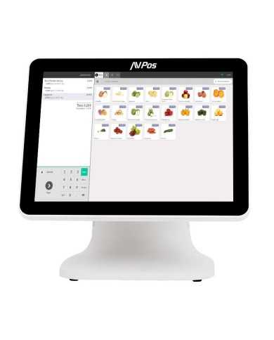 TPV AVPOS K5000 15 ALUMINIO TACTIL I7/8G/SSD128/2ªPAN/W11P/WHITE 3YR