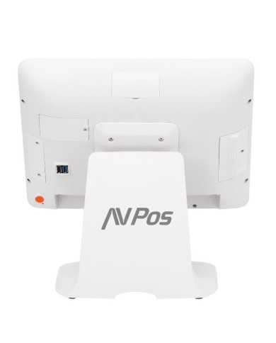 TPV AVPOS K5000 15 ALUMINIO TACTIL I7/8GB/SSD128/W11P WHITE 3YR GARANTIA