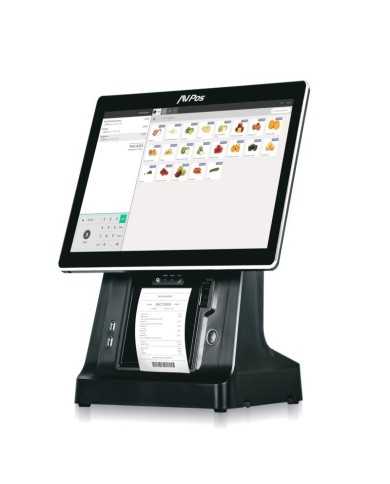 TPV AVPOS K6000 15 I5/8GB/SSD128GB/WIFI+BT + IMPRESORA 3YR GARANTIA