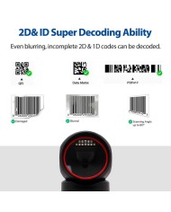 LECTOR AVPOS CODIGOS 1D +2D + QR M680 SOBREMESA USB