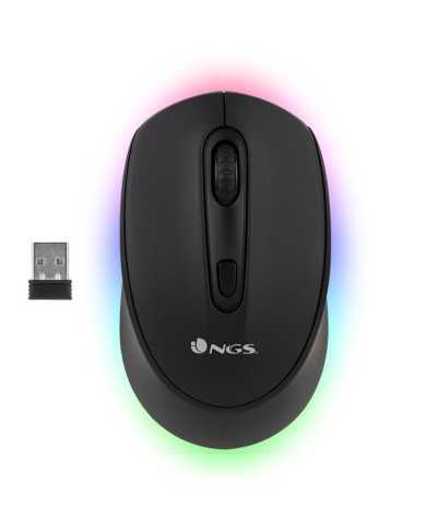 RATON NGS SMOG MULTIDEVICE WIRELESS BLUETOOTH RECARGABLE LED BLACK