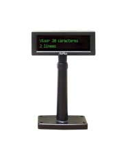 VISOR AVPOS VFD220 USB BLACK 2X20 3YR GARANTIA
