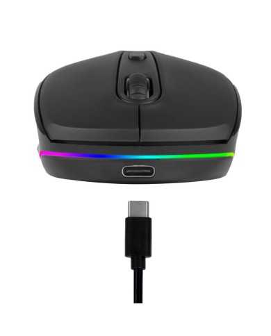 RATON NGS SMOG MULTIDEVICE WIRELESS BLUETOOTH RECARGABLE LED BLACK