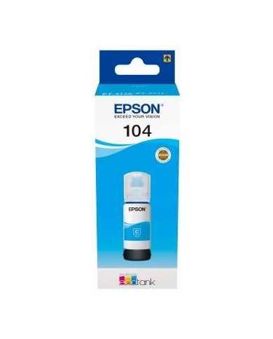 TINTA EPSON BOTE 104 CYAN ECOTANK BOTTLE C13T00P240