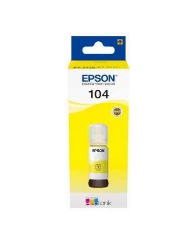 TINTA EPSON BOTE 104 YELLOW ECOTANK BOTTLE C13T00P440
