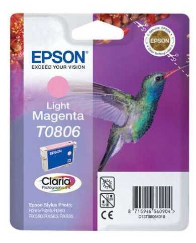 TINTA EPSON C13T08064011 LIGHT MAGENTA T0806