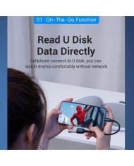 CABLE CONVERSOR VENTION USB-C/M - USB-A/H 15CM BLACK