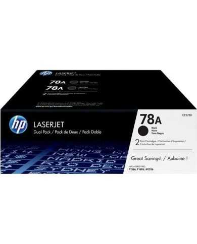 TONER HP CE278A BLACK PACK 2UD