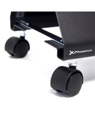 SOPORTE ORDENADOR CON RUEDAS PHOENIX BLACK