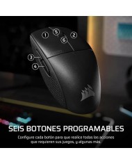 RATON GAMING CORSAIR M55 SLIPSTREAM WIRELESS BLACK