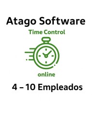 TIME CONTROL DE PRESENCIA ATAGO EN LA NUBE 4-10 EMPLEADOS ( ANUAL )