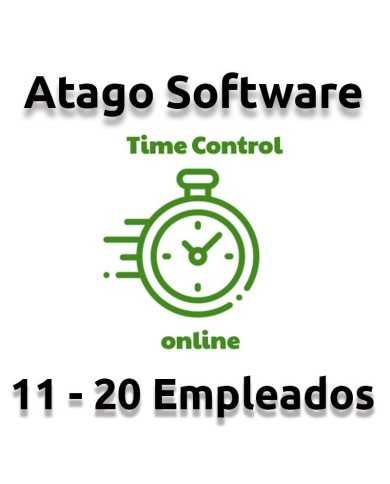 TIME CONTROL DE PRESENCIA ATAGO EN LA NUBE 11-20 EMPLEADOS ( ANUAL )