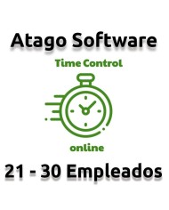 TIME CONTROL DE PRESENCIA ATAGO EN LA NUBE 21-30 EMPLEADOS ( ANUAL )