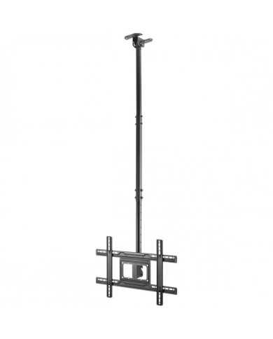 SOPORTE MONITOR AISENS TECHO 37-80 50KG INCLINABLE EXTENSIBLE BLACK