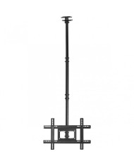 SOPORTE MONITOR AISENS TECHO 37-80 50KG INCLINABLE EXTENSIBLE BLACK