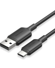 CABLE VENTION USB-A 2.0 - USB-C 3A 2M BLACK