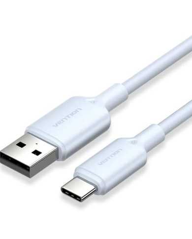 CABLE VENTION USB-A - USB-C 3A 60W 2M TRENZADO BLUE