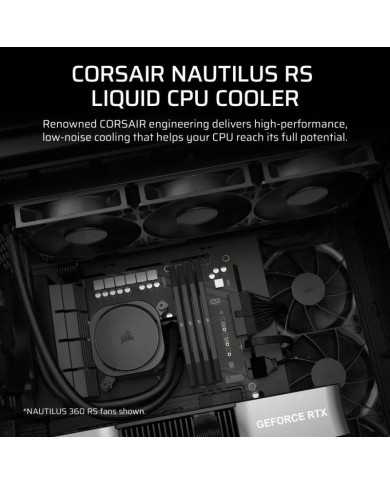 REFRIGERACION LIQUIDA CPU CORSAIR NAUTILUS 240MM BLACK