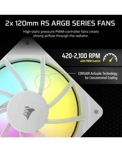 REFRIGERACION LIQUIDA CPU CORSAIR NAUTILUS 240MM ARGB WHITE