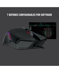 RATON PHOENIX GAMING USB RGB 7200 DPI 7 BOTONES