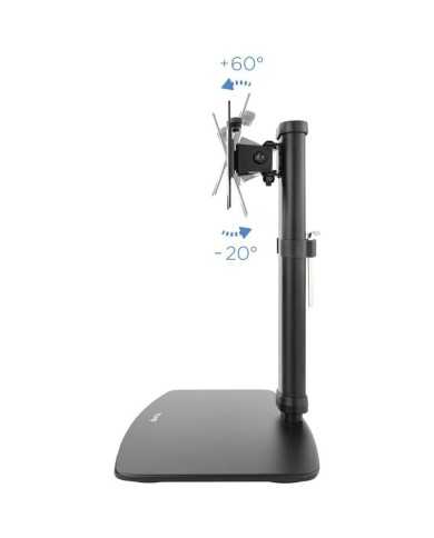 SOPORTE DE MESA TV MONITOR TOOQ REG.ALTURA GIR. INCL. 17-27 BLACK