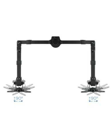 SOPORTE DE MESA TV/MONITOR TOOQ DB1232TN-B 13-32 2 BRAZOS BLACK