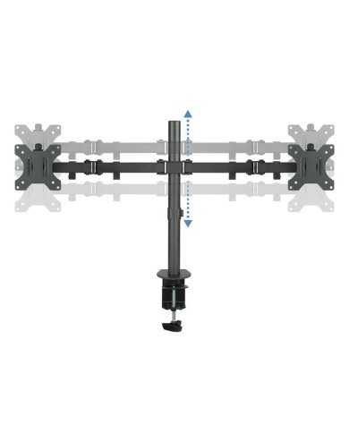 SOPORTE DE MESA TV/MONITOR TOOQ DB1232TN-B 13-32 2 BRAZOS BLACK