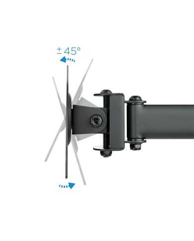 SOPORTE DE MESA TV/MONITOR TOOQ 13-27 8KG 2 BRAZOS PARA 3 PANTALLAS
