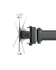 SOPORTE DE MESA TV/MONITOR TOOQ 13-27 8KG 2 BRAZOS PARA 3 PANTALLAS