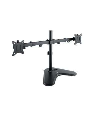 SOPORTE DE MESA MONITOR 2 TOOQ REG.ALTURA GIR. INCL. 9KG BLACK