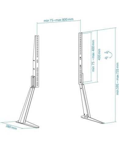 SOPORTE TOOQ SOBREMESA PARA TV/MONITOR 32-70
