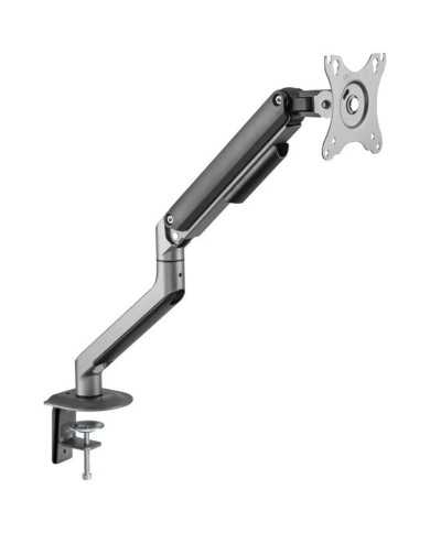 SOPORTE DE MESA TV MONITOR TOOQ ERGONOMICO ASISTIDO 17-32 BLACK/SILVER