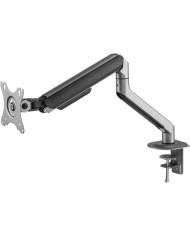 SOPORTE DE MESA TV MONITOR TOOQ ERGONOMICO ASISTIDO 17-32 BLACK/SILVER