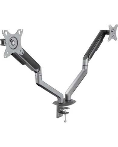 SOPORTE DE MESA TV/MONITOR TOOQ DB4132TNR-G 17-32 2 BRAZOS ASISTIDO GREY