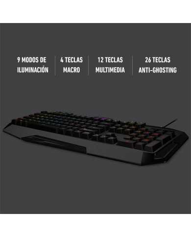 TECLADO PHOENIX GAMING USB RGB TECLADO PHOENIX GAMING USB RGB