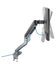 SOPORTE DE MESA TV/MONITOR TOOQ DB4132TNR-G 17-32 2 BRAZOS ASISTIDO GREY