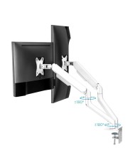 SOPORTE DE MESA TV/MONITOR TOOQ 17-32 2 BRAZOS WHITE