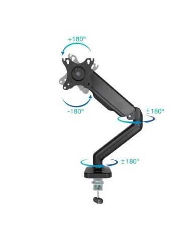 SOPORTE DE MESA TV MONITOR TOOQ ERGONOMICO ASISTIDO 17-32 BLACK