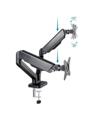 SOPORTE DE MESA TV/MONITOR TOOQ DB5132TNR-B 17-32 2 BRAZOS ASISTIDO BLACK