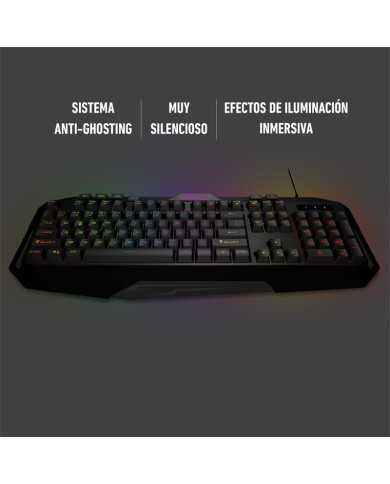 TECLADO PHOENIX GAMING USB RGB TECLADO PHOENIX GAMING USB RGB