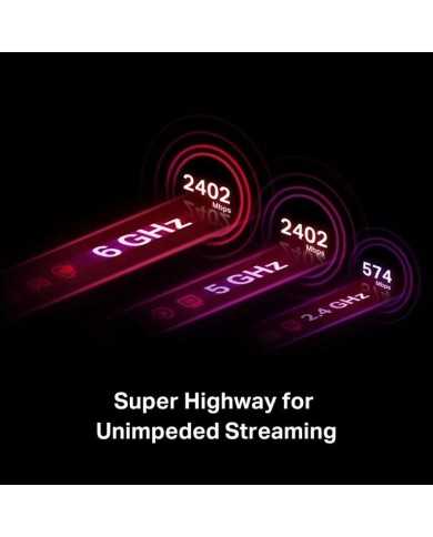 WIRELESS REPEATER TP-LINK AXE5400 WIFI 6E TRI-BAND MESH PACK 2 DECO XE75