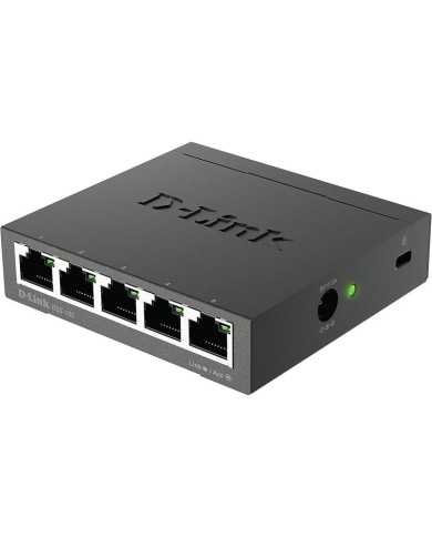 SWITCH D-LINK GIGABIT 5 PUERTOS DGS-105/E