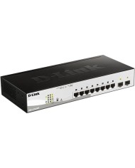 SWITCH D-LINK GIGABIT 8 PUERTOS DGS-1210-08P POE UPLINK