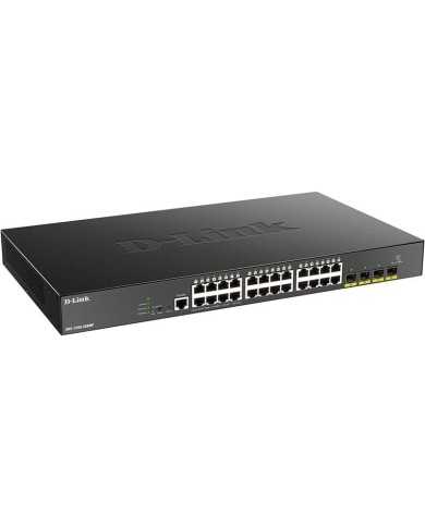 SWITCH D-LINK GIGABIT 28 PUERTOS DGS-1250-28X 24+4 10G SFP+