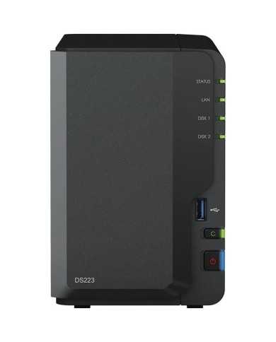 UNIDAD NAS SYNOLOGY 2 HDD/SSD DISKTATION CPU 1.7GHZ 4 NUCLEOS